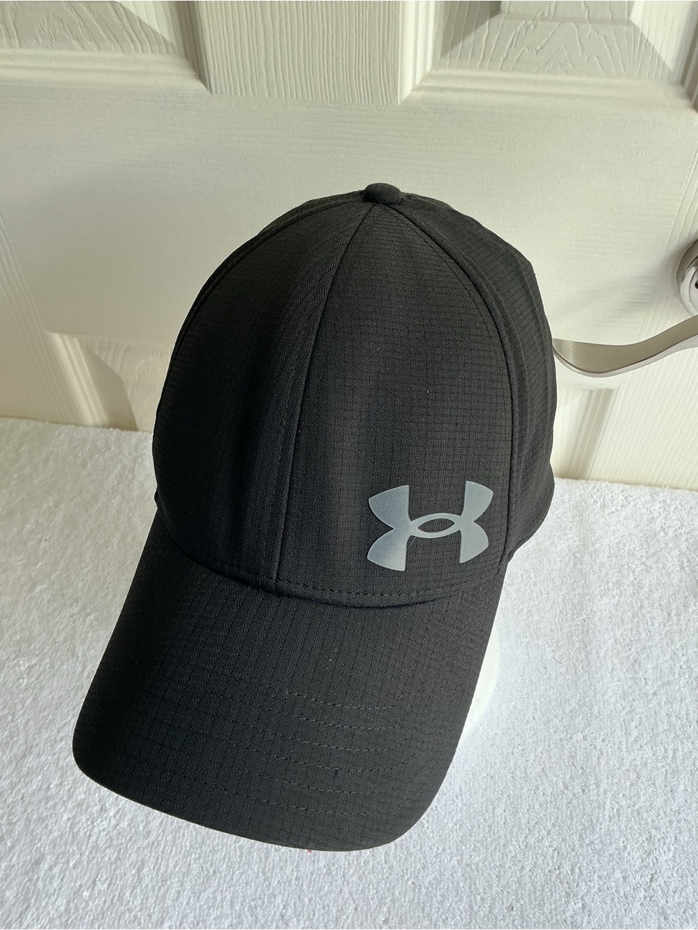 Under Armour Black Hat with Silver Logo